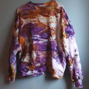 Hand dyed sweatshirt by Anna joyce